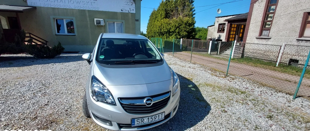 Opel Meriva cena 27700 przebieg: 132000, rok produkcji 2014 z Rydułtowy małe 211